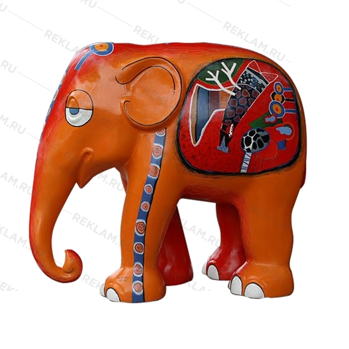 Объемная фигура Слон большой, пластик, 153 см.